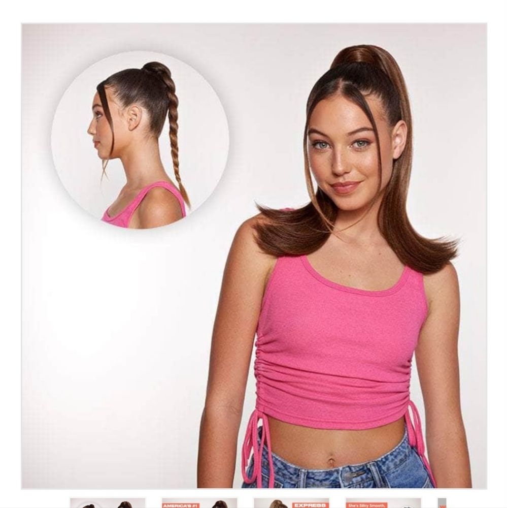 Inh Hair Lola Ponytail Extension-Red Wine